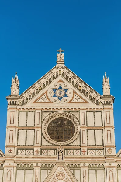 Die basilika vom heiligen kreuz in florenz, italien — Stockfoto