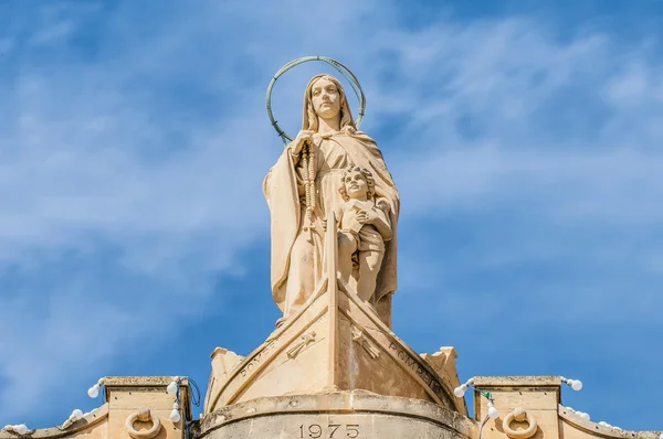 Marsaxlokk malta Aziz peter Kilisesi — Stok fotoğraf