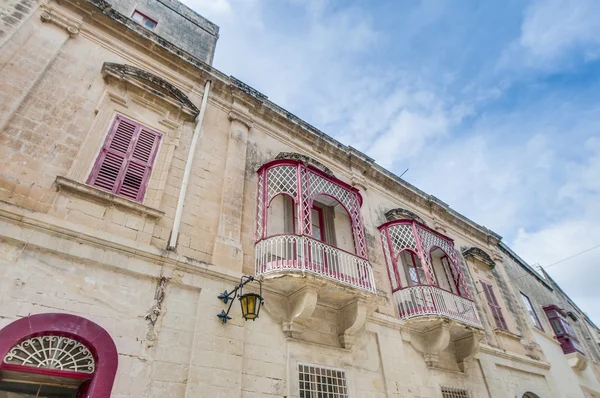 Casas pré-fabricadas em Mdina, Malta — Fotografia de Stock