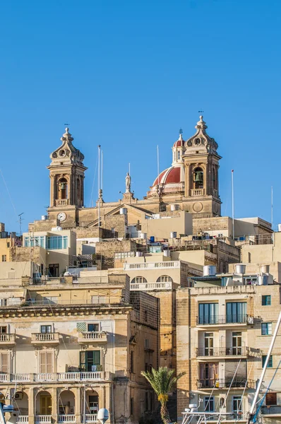 Bazilika senglea na Maltě. — Stock fotografie