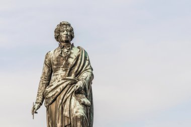 Mozart, Salzburg, Avusturya mozart Meydanı (mozartplatz) heykeli