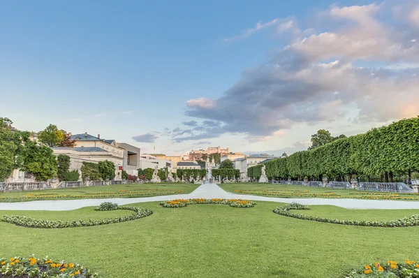 Mirabell Garden (Mirabellgarten) em Salzburgo, Áustria — Fotografia de Stock