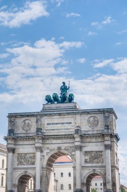 Siegestor, zafer takı, Münih, Almanya
