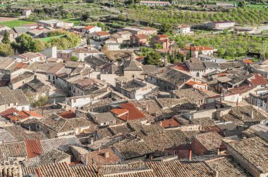 La Fresneda village at Teruel, Spain clipart