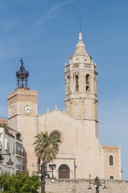 Sant bartomeu ben santa tecla Kilisesi, sitges, İspanya