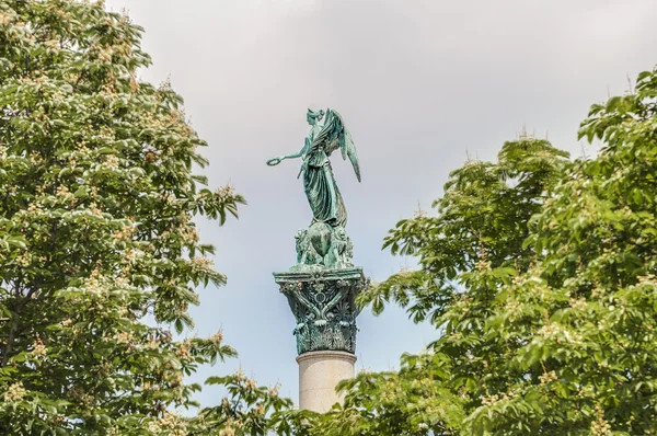 Jubilee sütun castle Square Stuttgart, Almanya — Stok fotoğraf