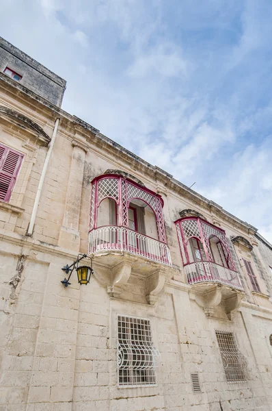 Inguanez house in Mdina, Malta — Stock Photo, Image