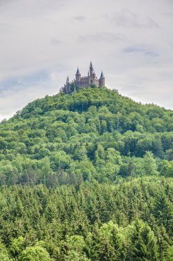 Hohenzollern Kalesi içinde baden wurttemberg, Almanya