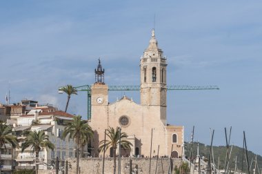 Sant bartomeu ben santa tecla Kilisesi, sitges, İspanya