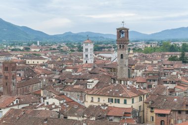 lucca Toskana, İtalya'nın genel görünümü