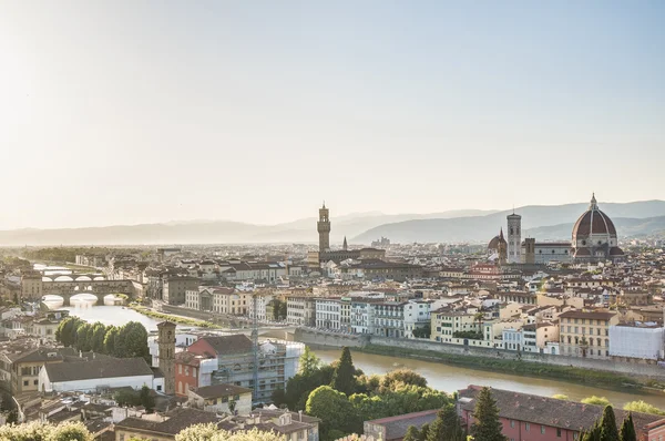 Florens är sett från piazzale michelangelo, Italien — Stockfoto