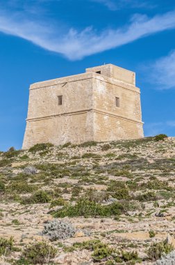 dwajra Kulesi Gozo Adası, malta.