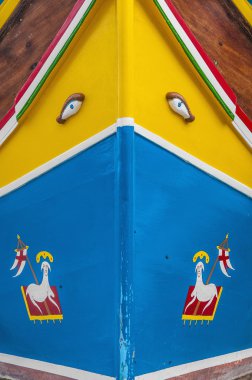 luzzu marsaxlokk malta, Horus veya osiris gözlerime