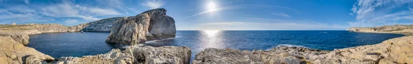 Fungus Rock, na costa de Gozo, Malta — Fotografia de Stock