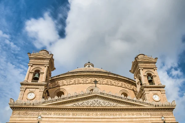 Mosta，马耳他的教会圆形大厅 — 图库照片