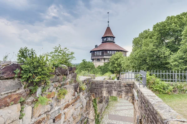 Esslingen είμαι μεγάλο πύργο του κάστρου neckar, Γερμανία — Φωτογραφία Αρχείου