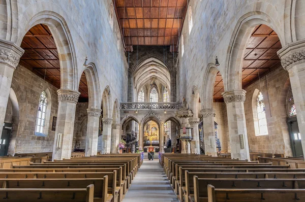 Kerk van saint dionysius in esslingen am neckar, Duitsland — Stockfoto