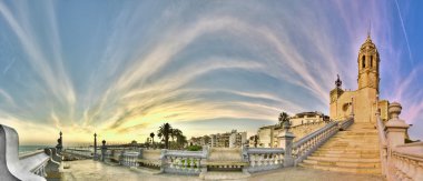 Sant bartomeu ben santa tecla Kilisesi, sitges, İspanya