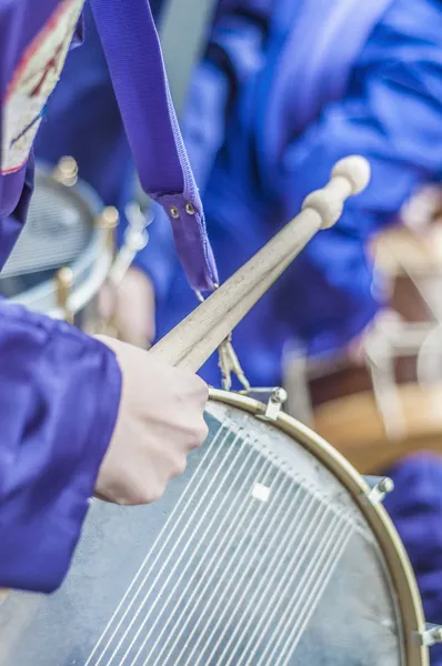 Reunião da Tamborrada Drum em Calanda, Espanha — Fotografia de Stock