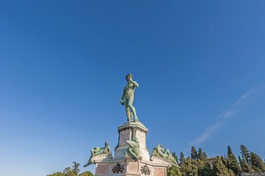 David, piazzale michelangelo, Floransa, İtalya