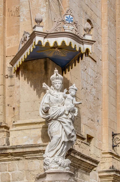 Carmelite church i mdina, malta — Stockfoto
