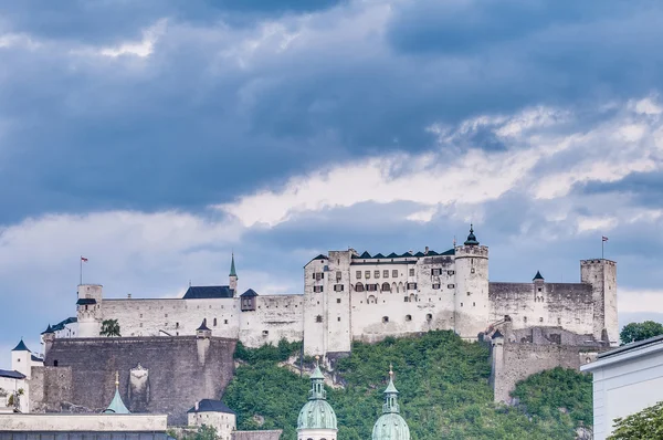 Hohensalzburg zamek (festung hohensalzburg) w Salzburgu, austri — Zdjęcie stockowe