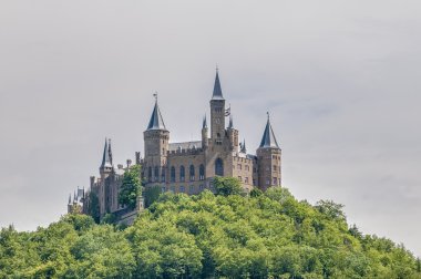 Hohenzollern Kalesi içinde baden wurttemberg, Almanya