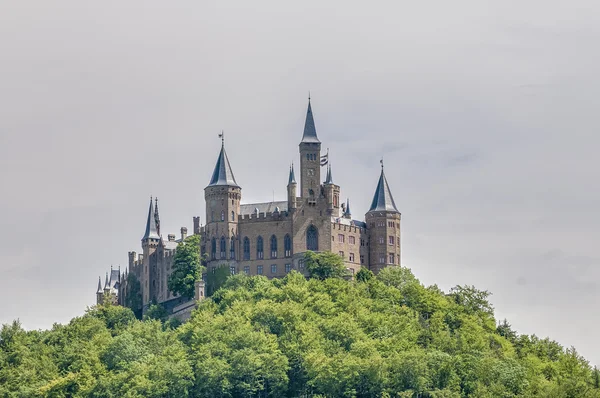 Hohenzollern kasteel in baden-Württemberg, Duitsland — Stockfoto