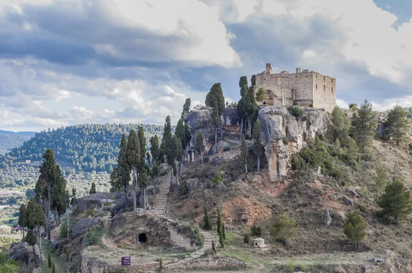 La fresneda Köyü, teruel, İspanya — Stok fotoğraf