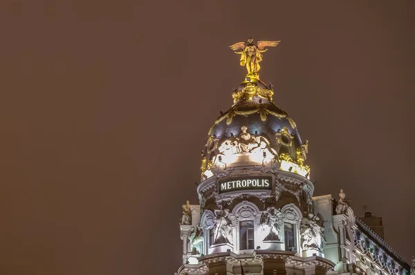 Immeuble Metropolis à Madrid, Espagne — Photo