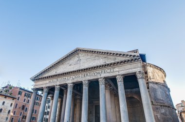 Roma İtalya'tüm tanrıların Tapınağı pantheon