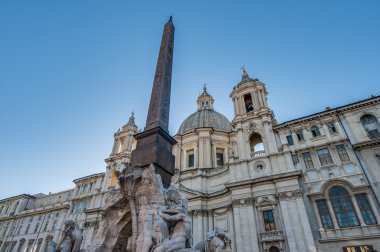 Piazza navona (navona Meydanı), Roma, İtalya