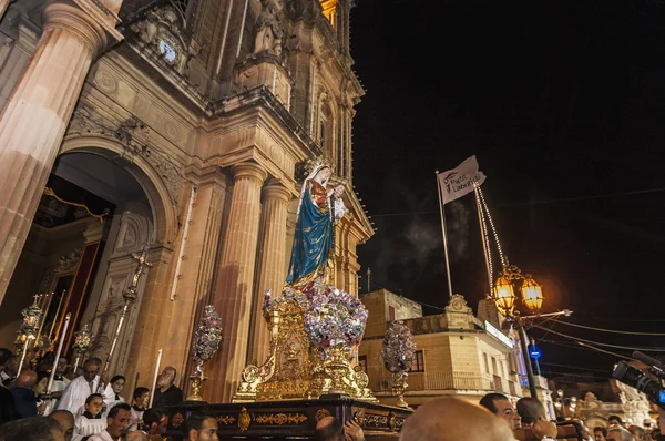 Procesión de Santa Marija Assunta en Gudja, Malta . —  Fotos de Stock