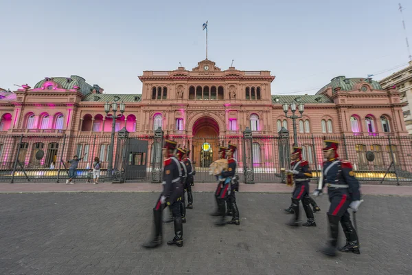 Horse Grenadiers in Buenos Aires, Argentina. — Stock Photo, Image