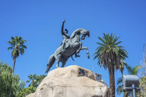 Náměstí San martin, mendoza, argentina. — Stock fotografie