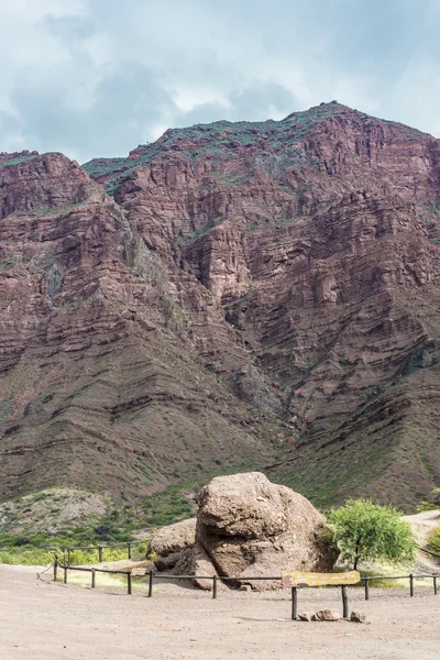 Quebrada de las conchas, salta, norra argentina — Stockfoto