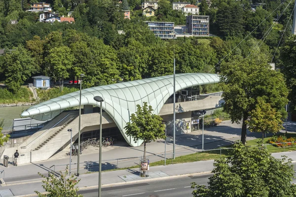 Innsbrucker nordkette kabelbanen in Oostenrijk. — Stockfoto