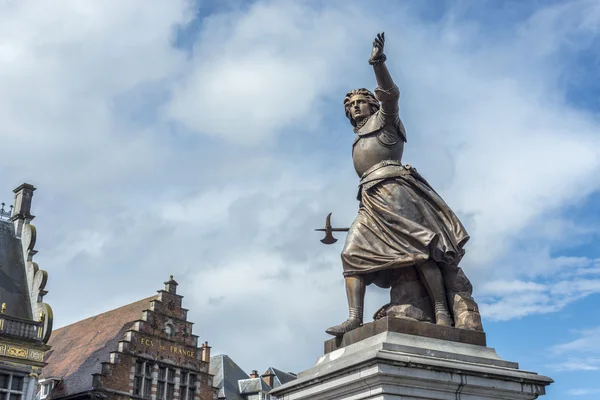 Marie-christine de wychowanków w tournai, Belgia, byli Alfred Bastien. — Zdjęcie stockowe