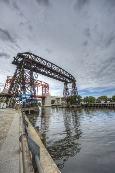 Puente de Avellaneda en Buenos Aires, Argentina . — Foto de Stock