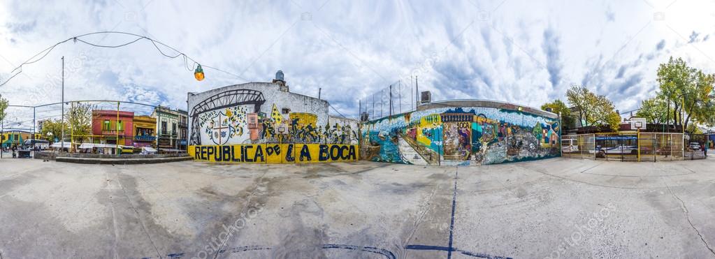 Football Field in Buenos Aires, Argentina.