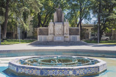 mendoza, Arjantin İtalya meydanında (plaza Italia).