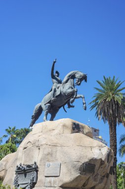 San martin meydanda mendoza, Arjantin.