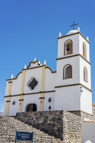 Church of Angastaco on Route 40, Salta, Argentina — Stock Photo, Image