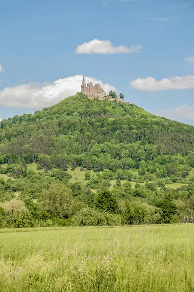 Hohenzollern kasteel in baden-Württemberg, Duitsland — Stockfoto
