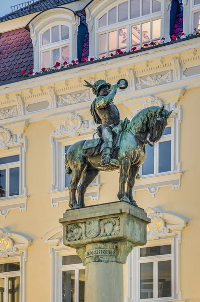 Michel Çeşmesi'esslingen am neckar, Almanya — Stok fotoğraf