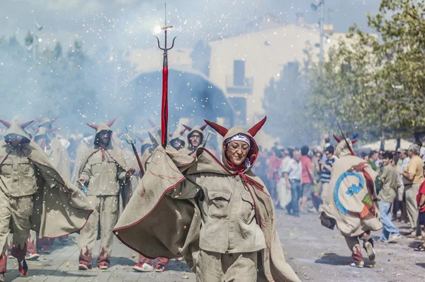 Actuación de Cercavila en Vilafranca del Penedes Festa Major —  Fotos de Stock