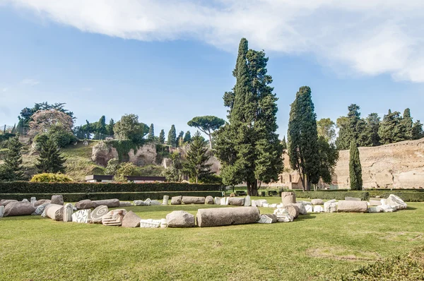 De Thermen van caracalla in rome, Italië — Stockfoto