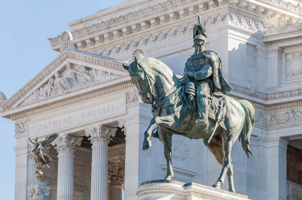Národní památník Victor emmanuel v Římě, Itálie. — Stock fotografie