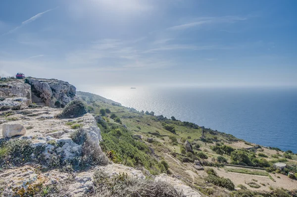 Le scogliere Dingli a Malta — Foto Stock