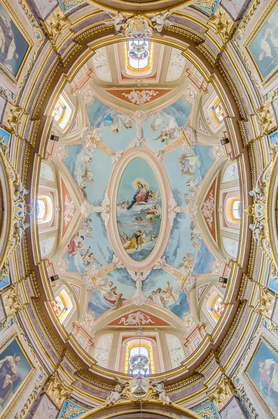 Karmelitský kostel v Mdině, malta — Stock fotografie